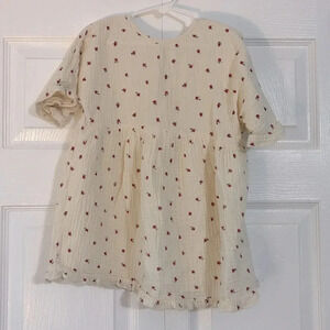 Zara 
Floral swing dress